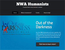 Tablet Screenshot of nwahumanists.com